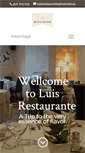 Mobile Screenshot of luisrestaurante.com